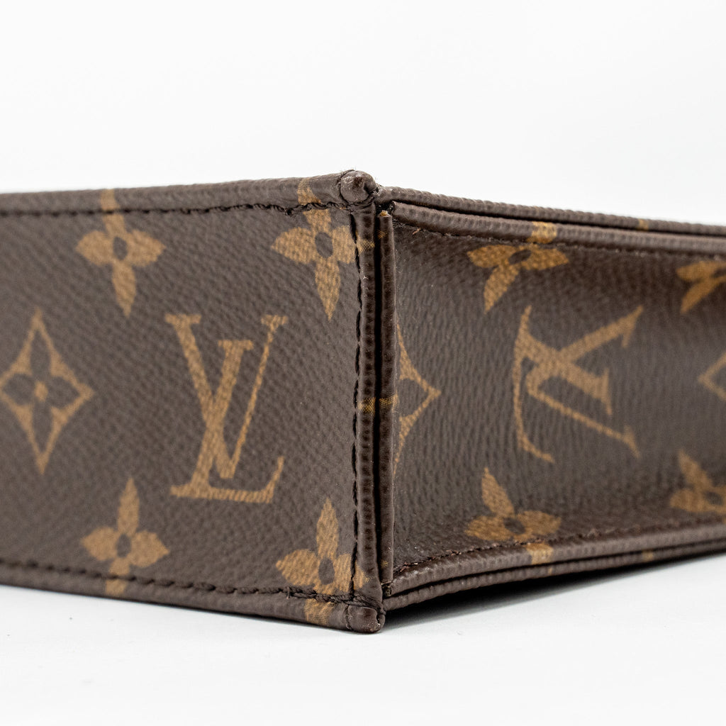 LOUIS VUITTON PETIT SAC PLAT MONOGRAM CANVAS GHW