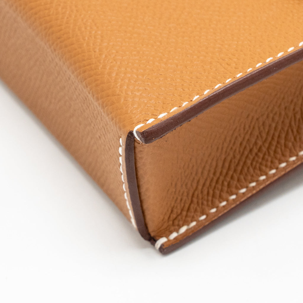 HERMES PORTEFEUILLE-SAC HERMESNAP EPSOM GOLD SHW
