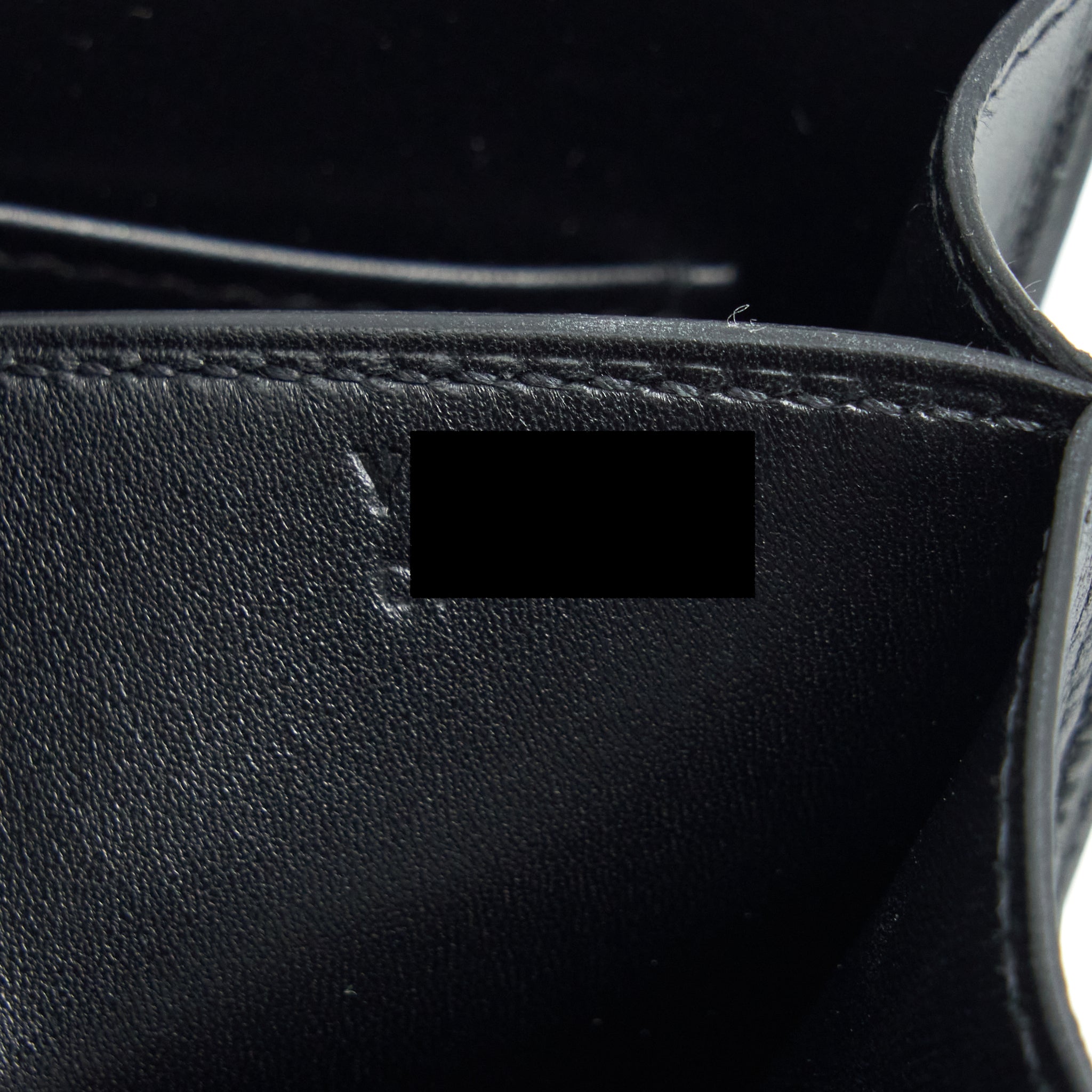 HERMES MINI CONSTANCE MONSTEUR LEATHER LIZARD BUCKLE BLACK / OMBRE SHW