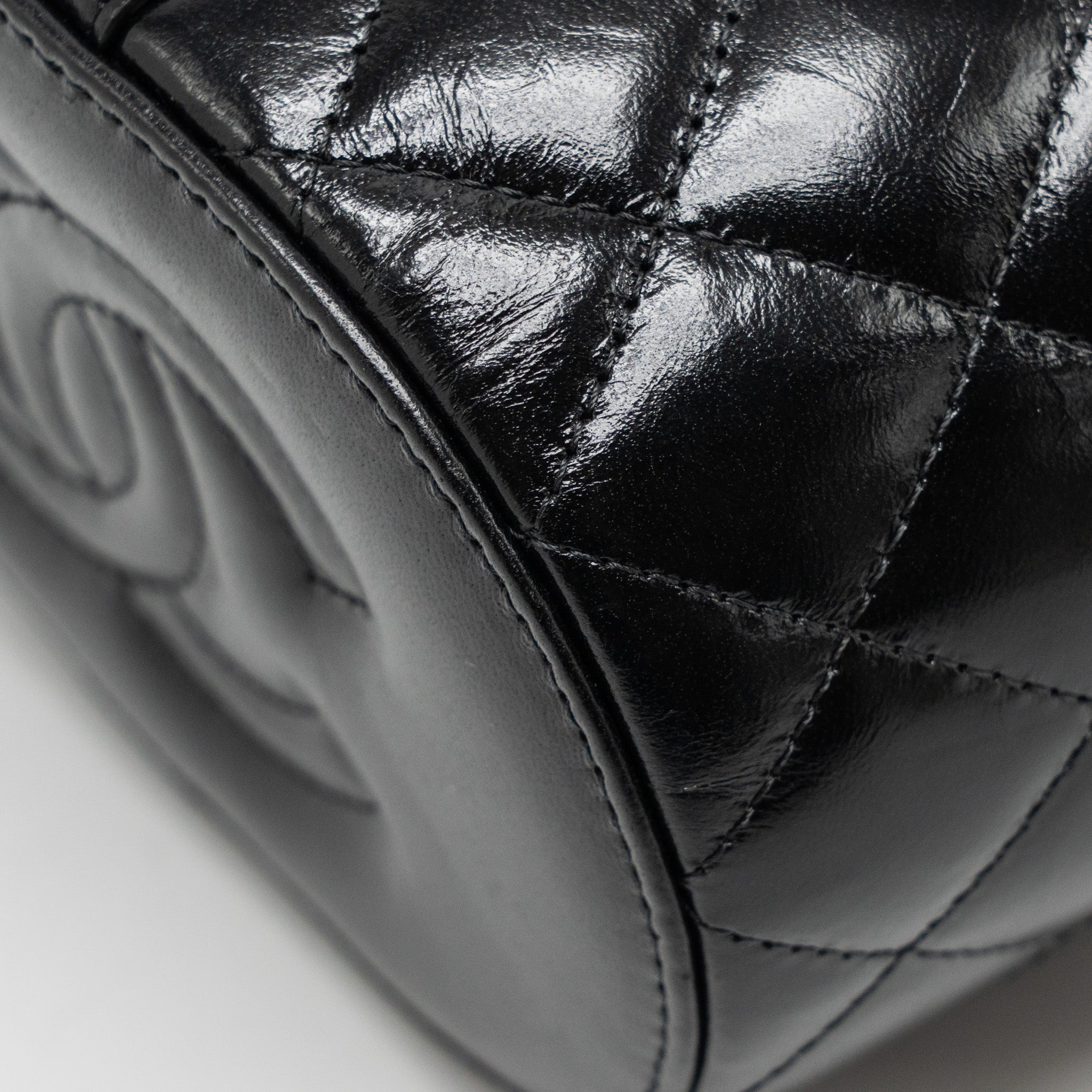 CHANEL PICNIC VANITY LAMBSKIN BLACK GHW (MICROCHIP)