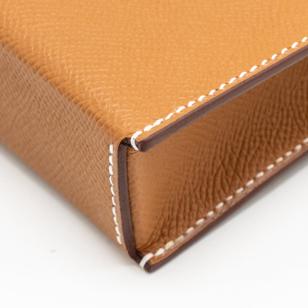 HERMES PORTEFEUILLE-SAC HERMESNAP EPSOM GOLD SHW