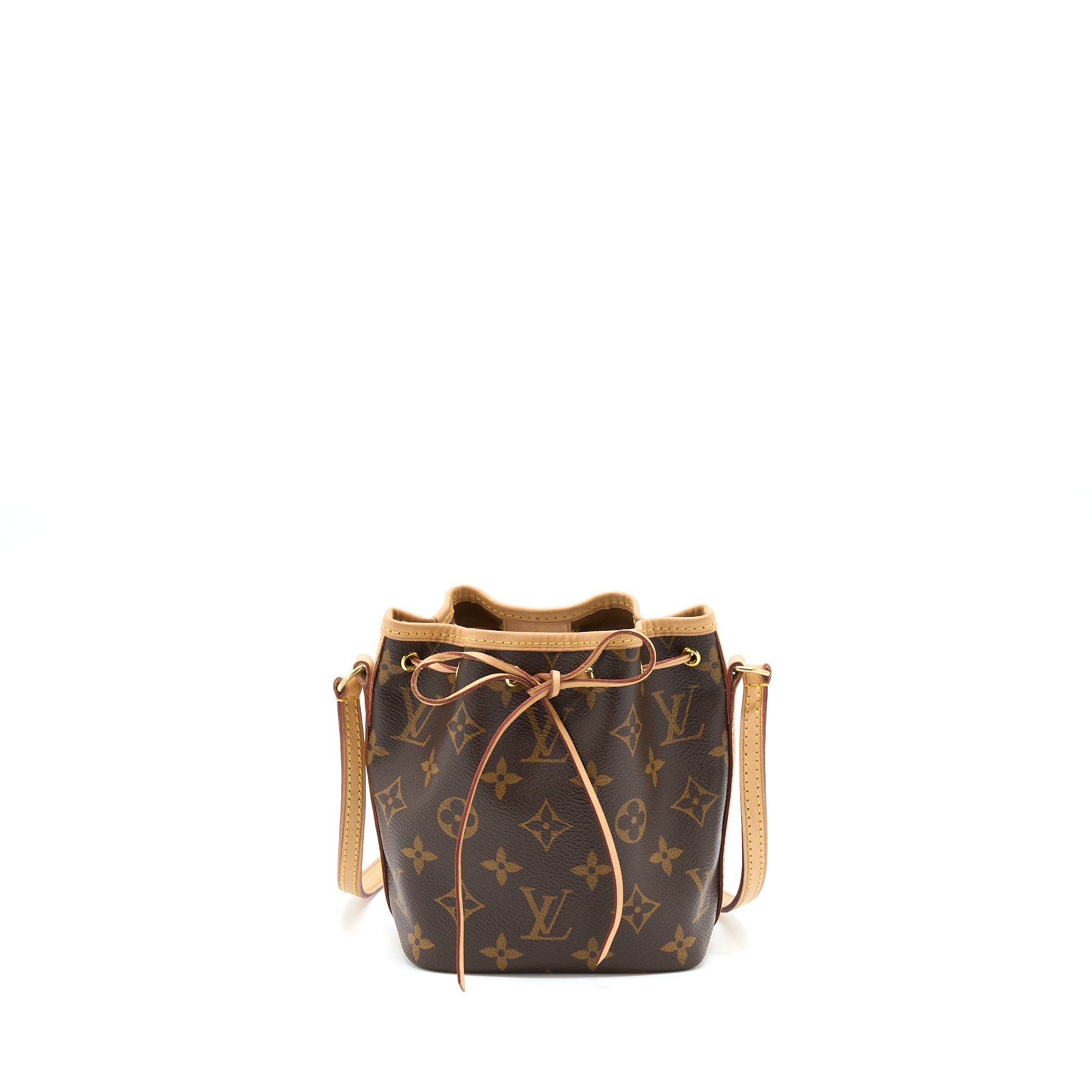 LOUIS VUITTON NANO NOE MONOGRAM CANVAS GHW