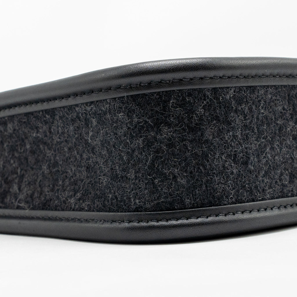 HERMES MINI EVELYNE FEUTRE/SWIFT/SANGLE WOOL GRAPHITE/BLACK SHW