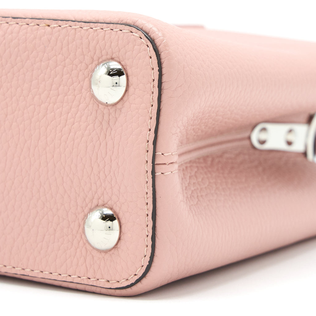 LOUIS VUITTON CAPUCINES BB TAURILLON MAGNOLIA SHW