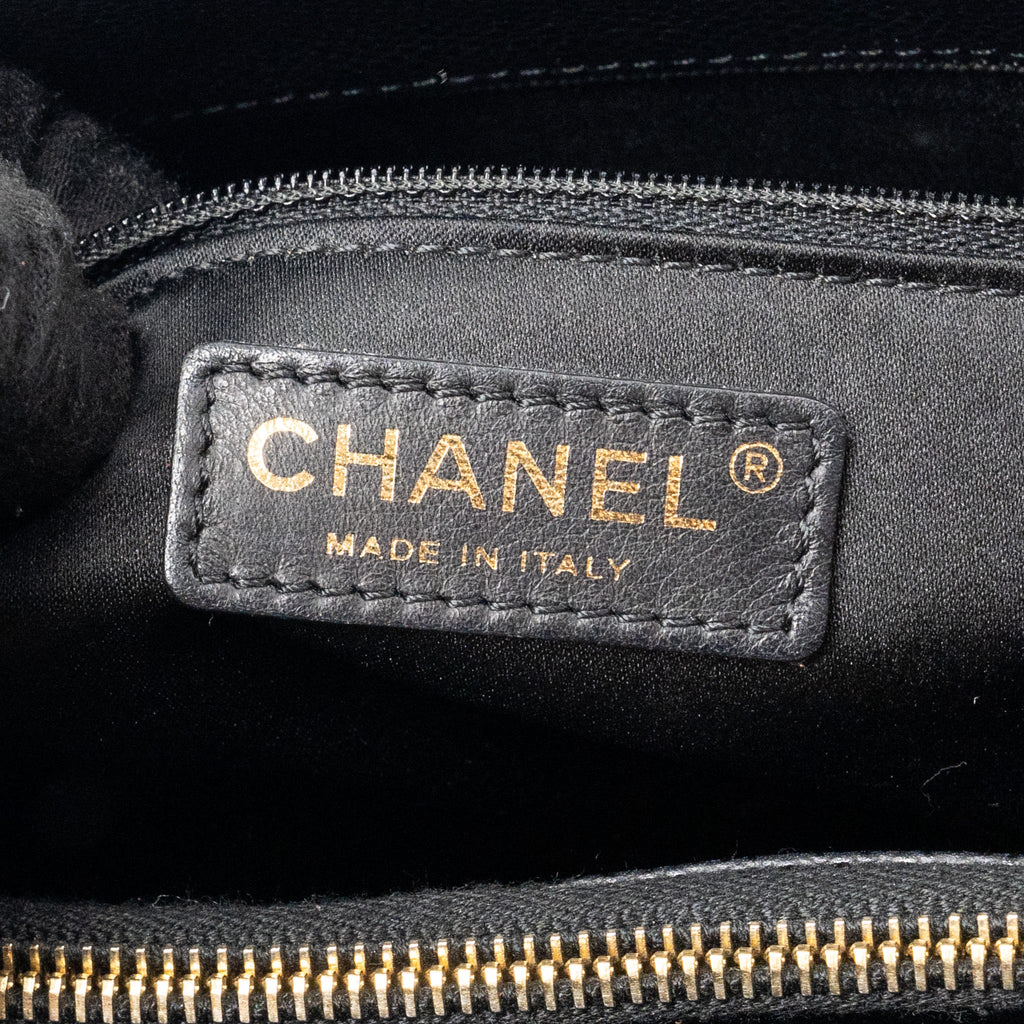 CHANEL GRAND SHOPPING TOTE BAG CAVIAR BLACK GHW