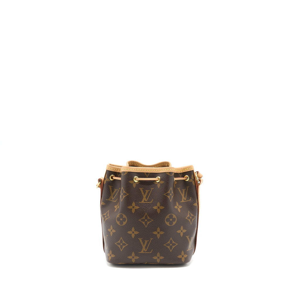 LOUIS VUITTON NANO NOE MONOGRAM CANVAS GHW