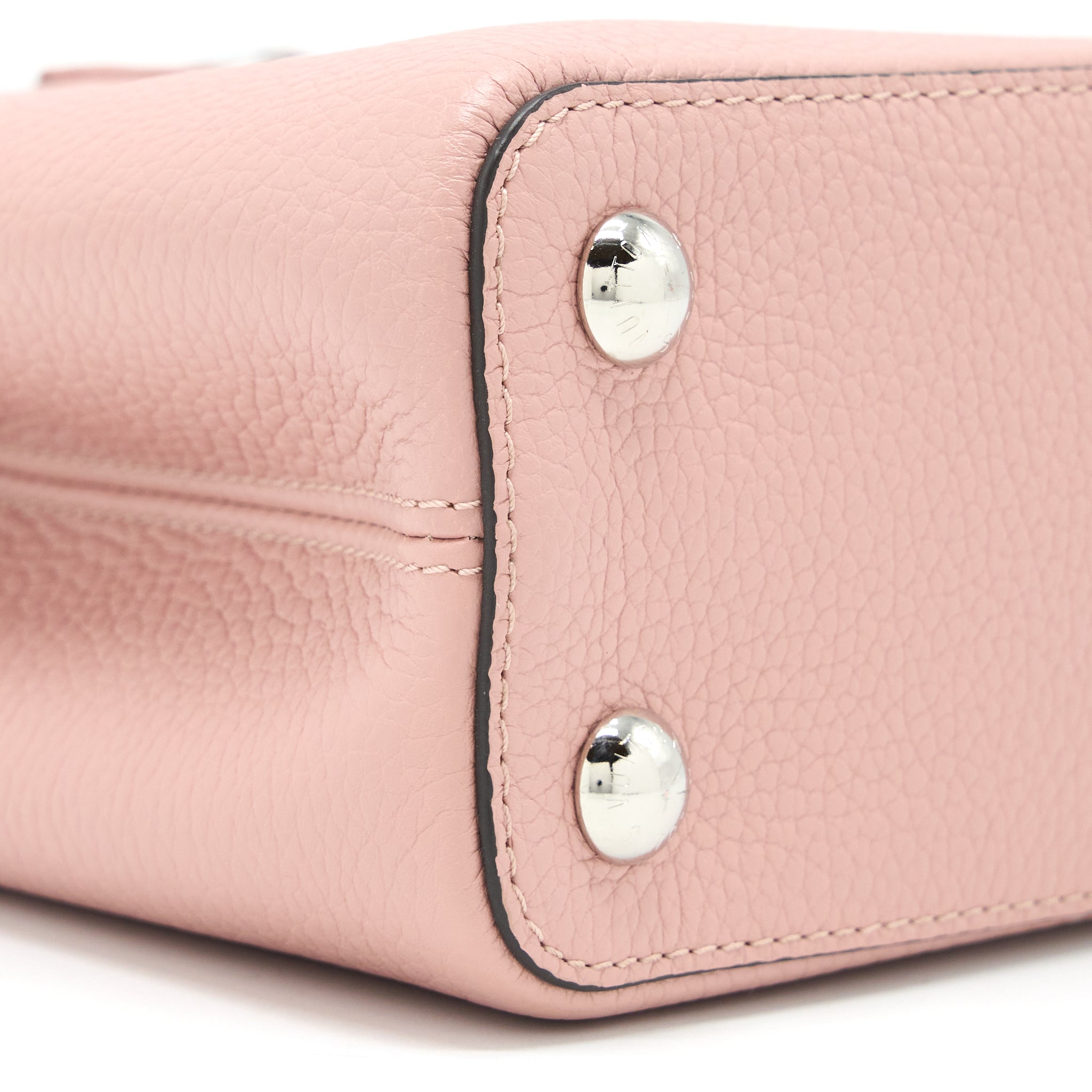 LOUIS VUITTON CAPUCINES BB TAURILLON MAGNOLIA SHW