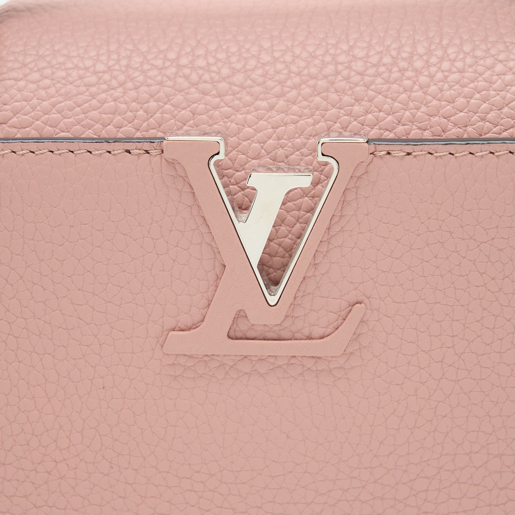 LOUIS VUITTON CAPUCINES BB TAURILLON MAGNOLIA SHW