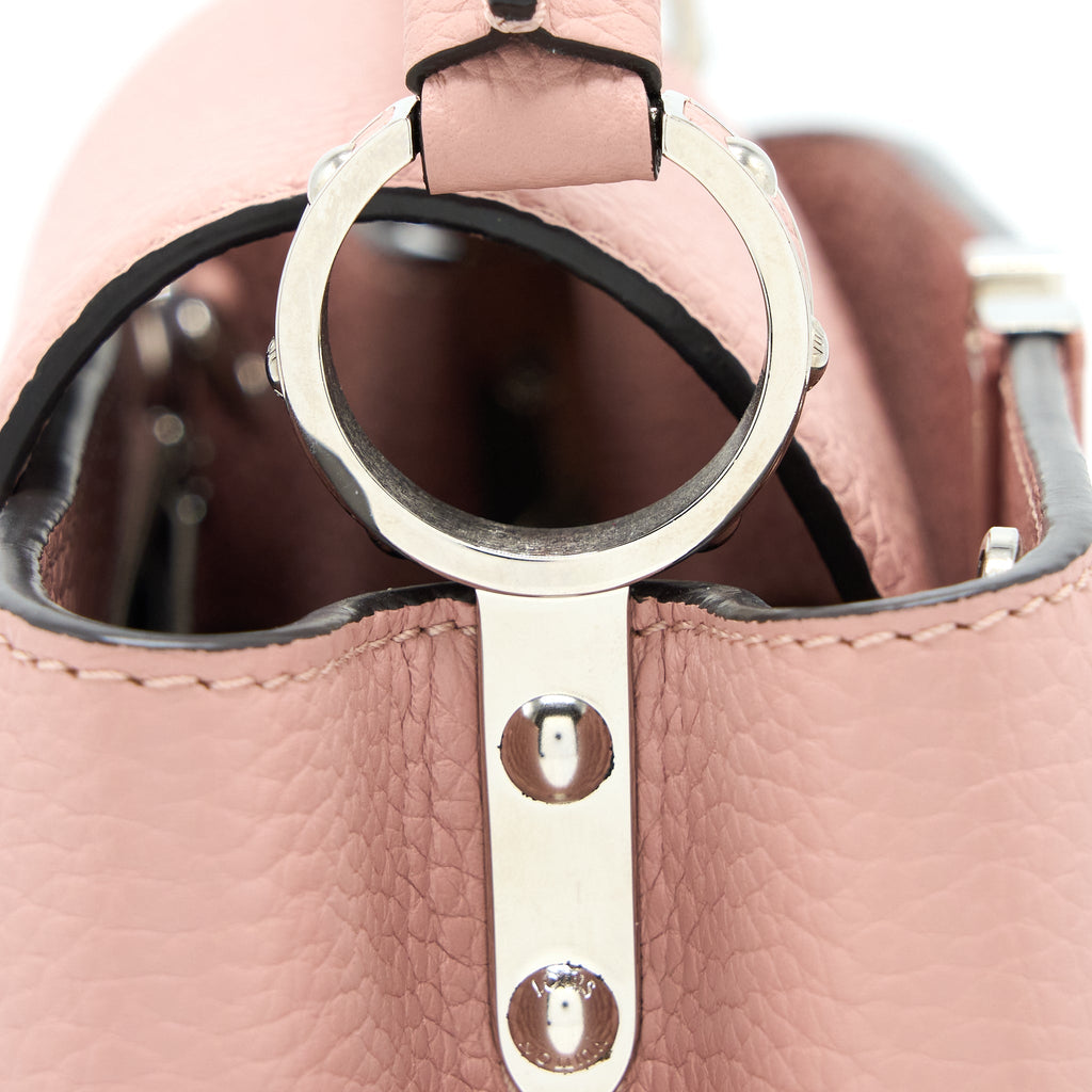 LOUIS VUITTON CAPUCINES BB TAURILLON MAGNOLIA SHW