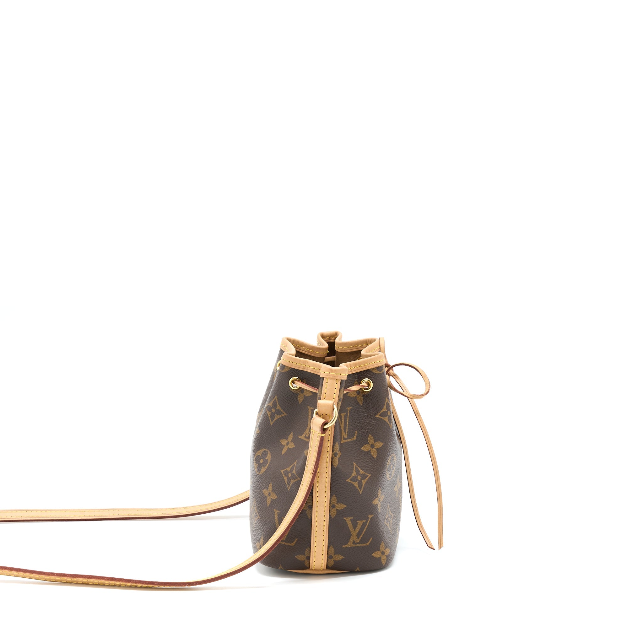 LOUIS VUITTON NANO NOE MONOGRAM CANVAS GHW