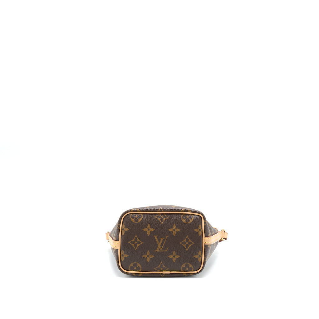 LOUIS VUITTON NANO NOE MONOGRAM CANVAS GHW