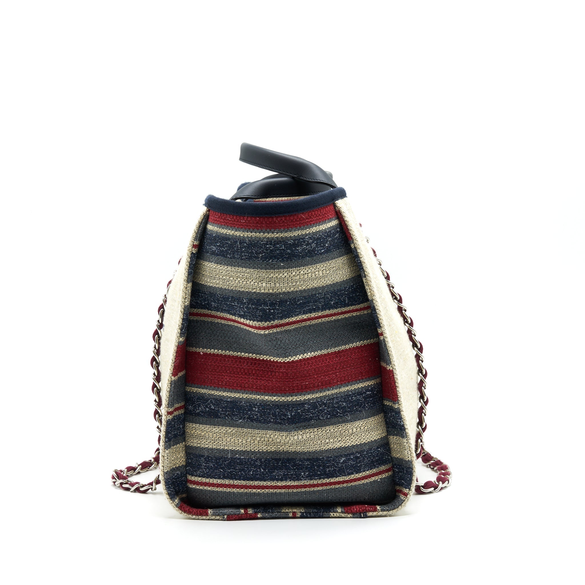 CHANEL DEAUVILLE TOTE IN CANVAS MULTICOLORED