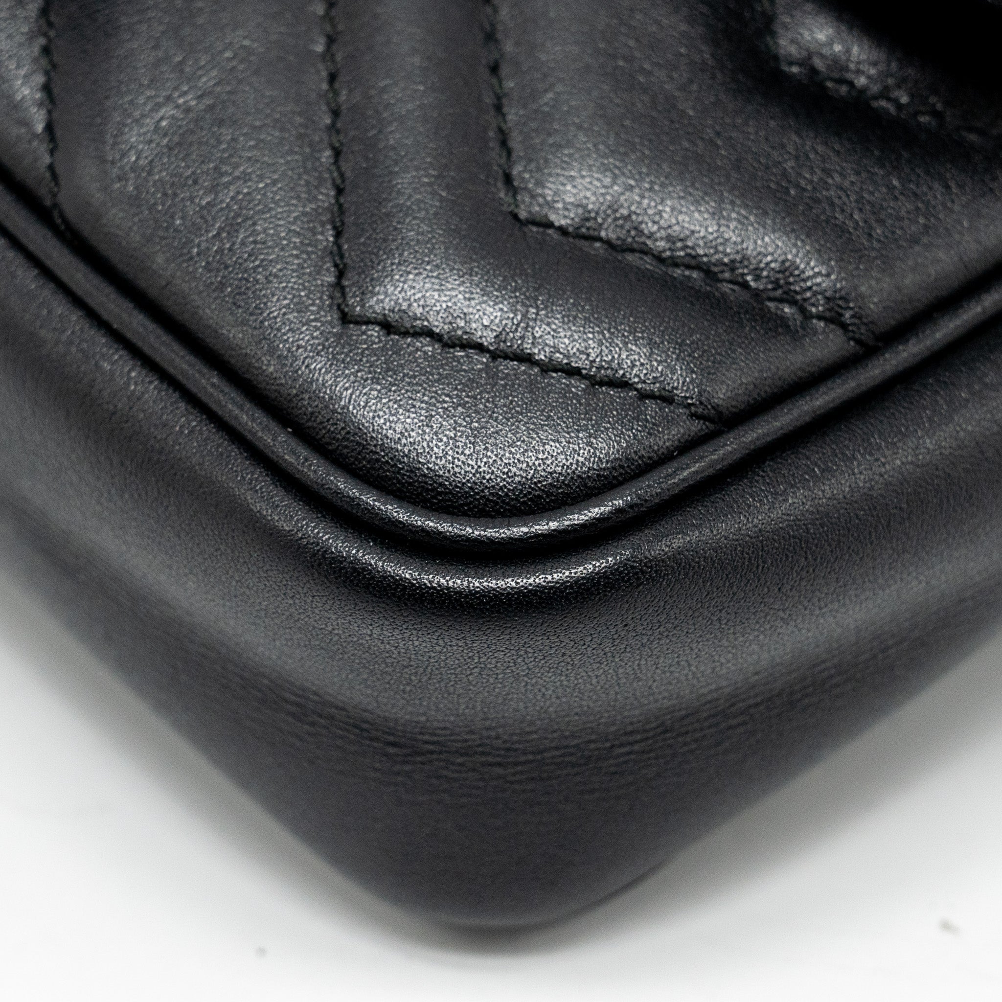 GUCCI SUPER MINI MARMONT CALFSKIN BLACK GHW