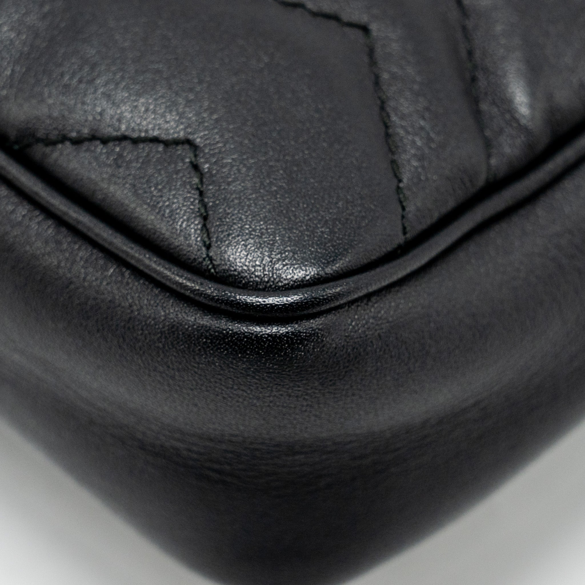 GUCCI SUPER MINI MARMONT CALFSKIN BLACK GHW