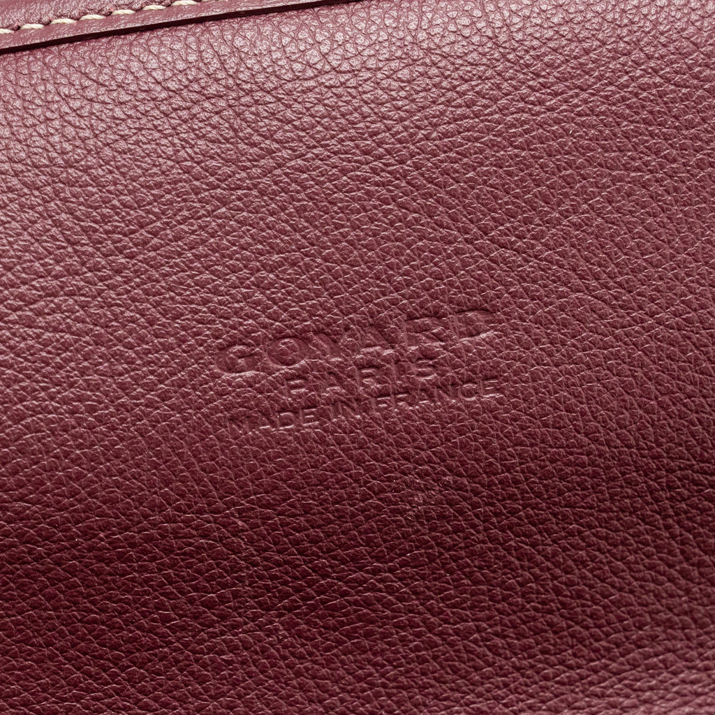 GOYARD SAINT LEGER BACKPACK GOYARDINE CANVAS BURGUNDY SHW