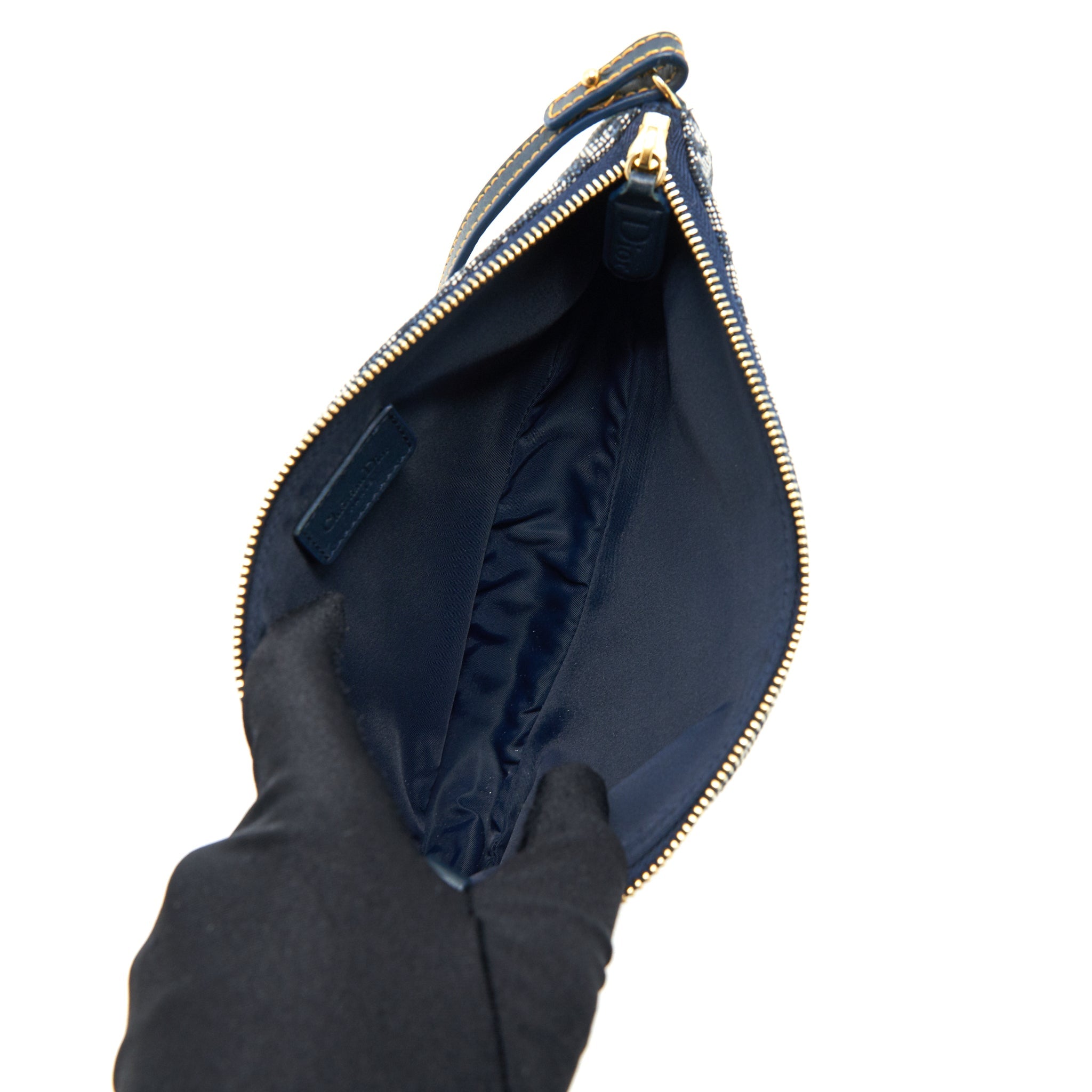DIOR VINTAGE SADDLE POCHETTE YEAR 2003