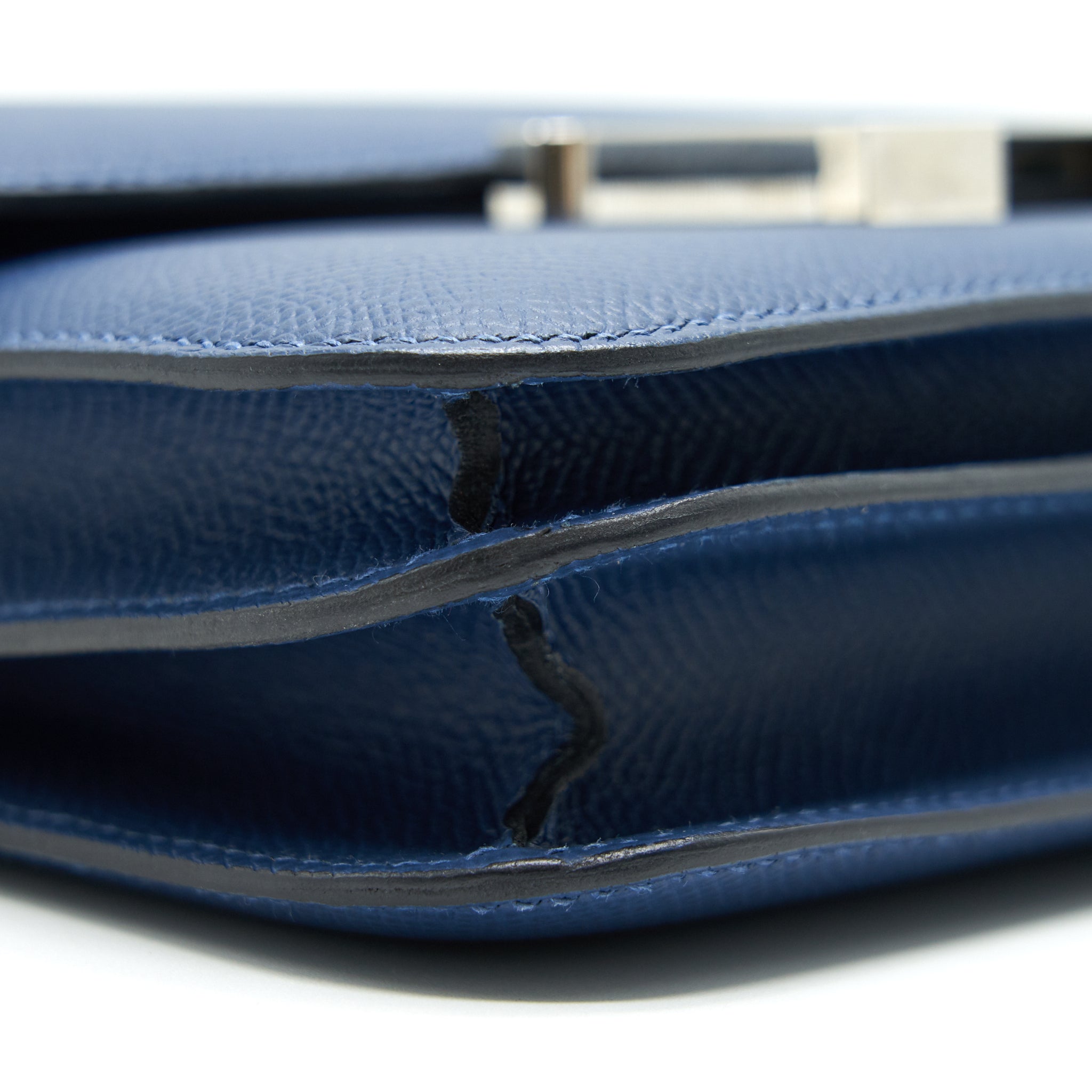 HERMES CONSTANCE MINI S4 DEEP BLUE SHW EPSOM LEATHER