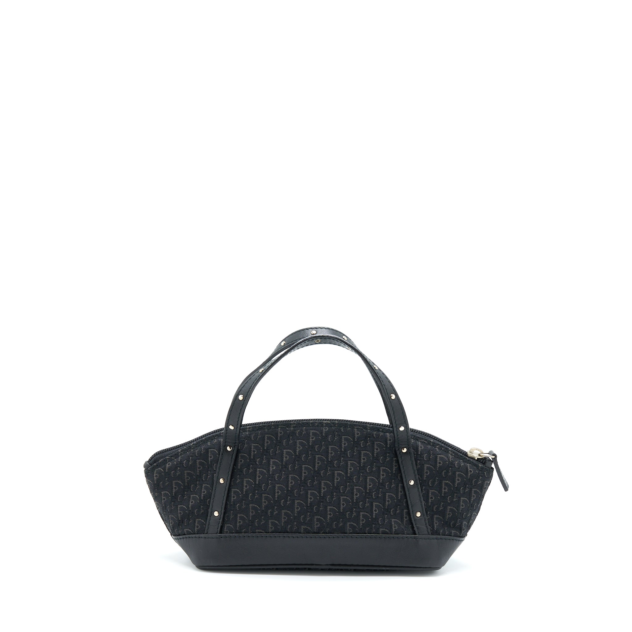 DIOR VINTAGE MINI BAG OBLIQUE CANVAS BLACK SHW