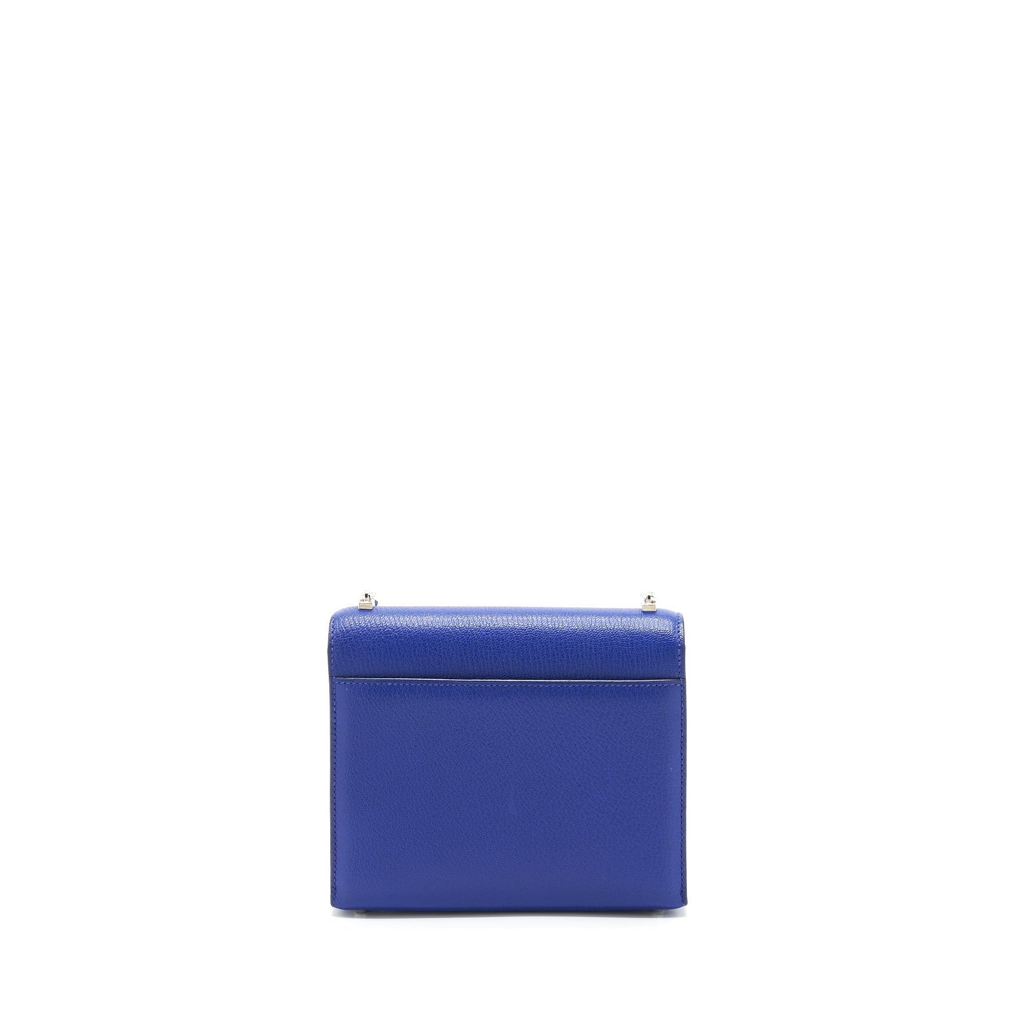 HERMES MINI VERROU BAG CHEVRE MYSORE 7T BLEU ELECTRIC SHW