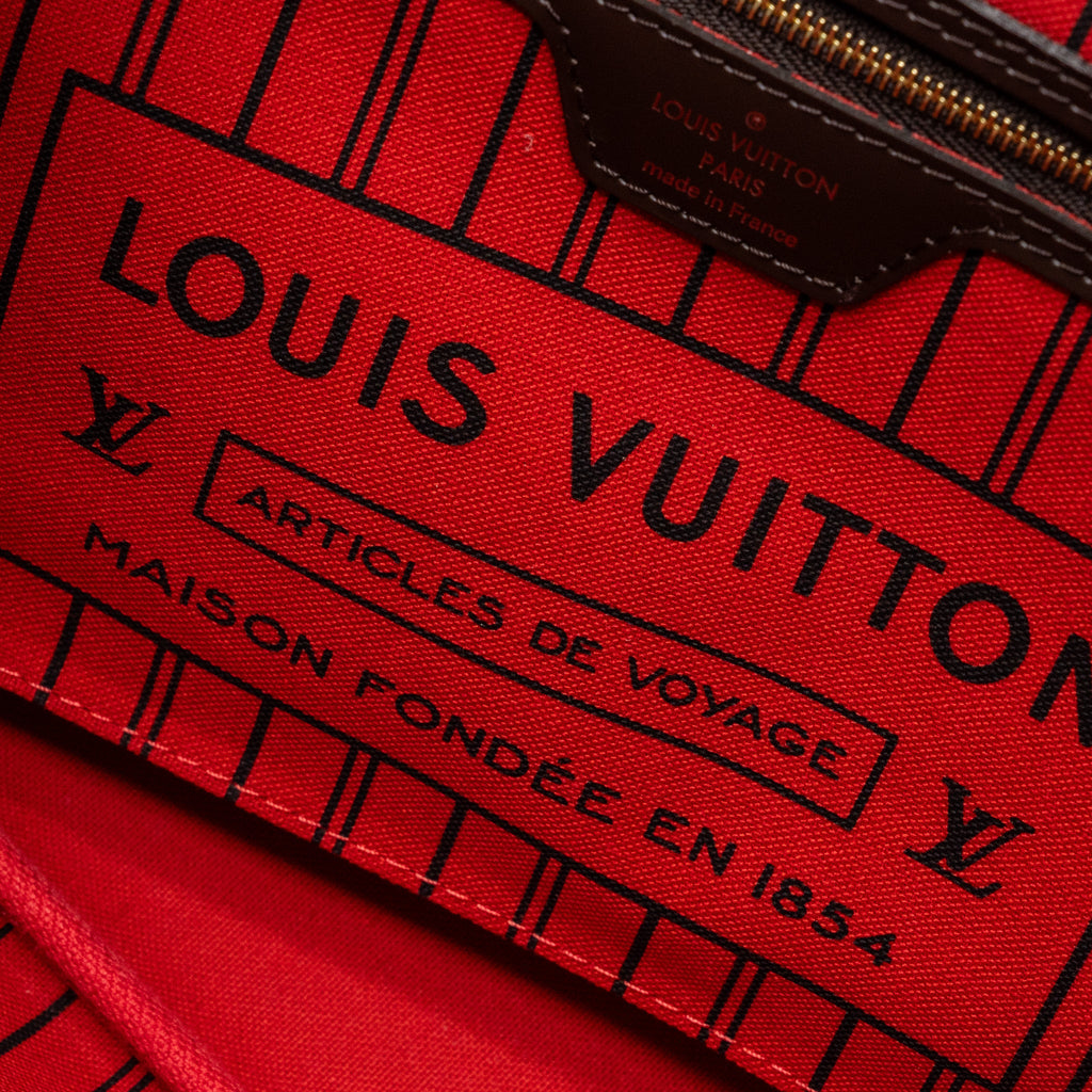 LOUIS VUITTON NEVERFULL PM DAMIER EBENE CANVAS GHW (NEW VERSION)