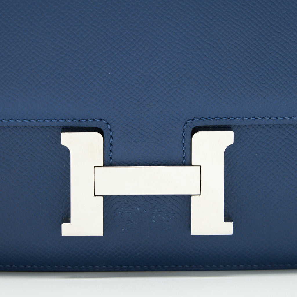 HERMES CONSTANCE MINI S4 DEEP BLUE SHW EPSOM LEATHER