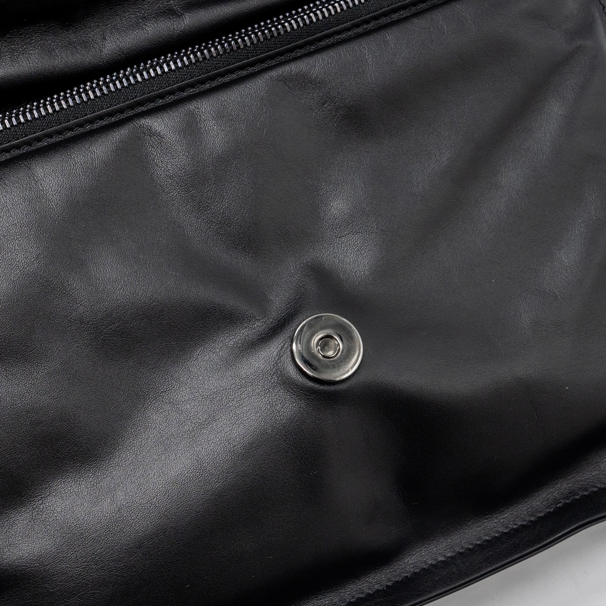 SALVATORE FERRAGAMO SMALL VIVA BOW SHOULDER BAG BLACK WITH BLACK HARDWARE