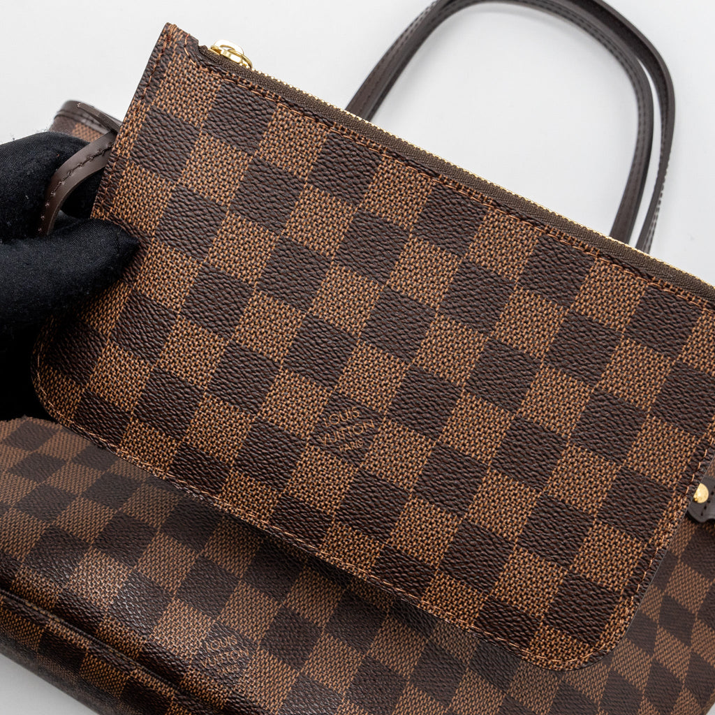 LOUIS VUITTON NEVERFULL PM DAMIER EBENE CANVAS GHW (NEW VERSION)
