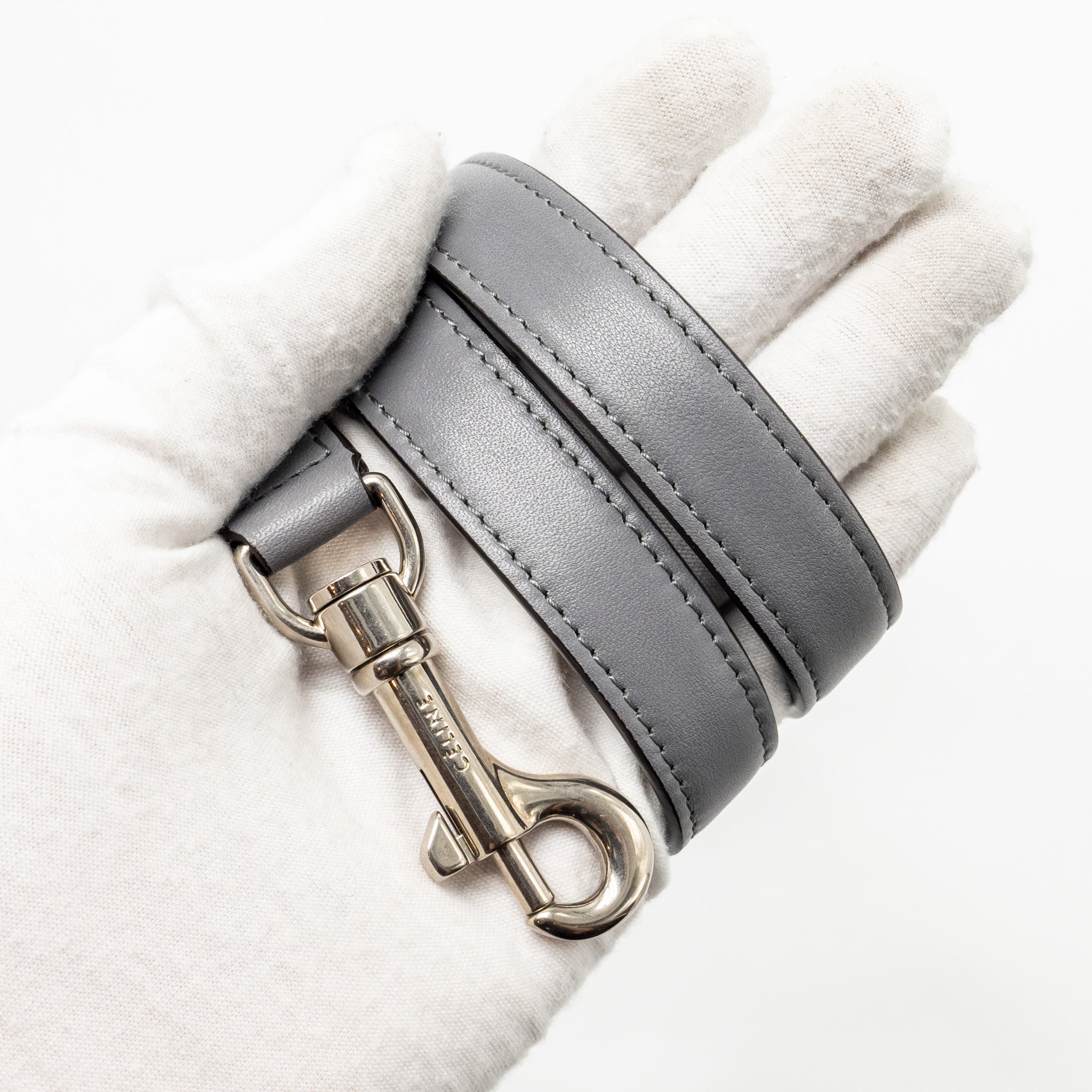 CELINE MICRO BELT BAG CALFSKIN GREY SHW