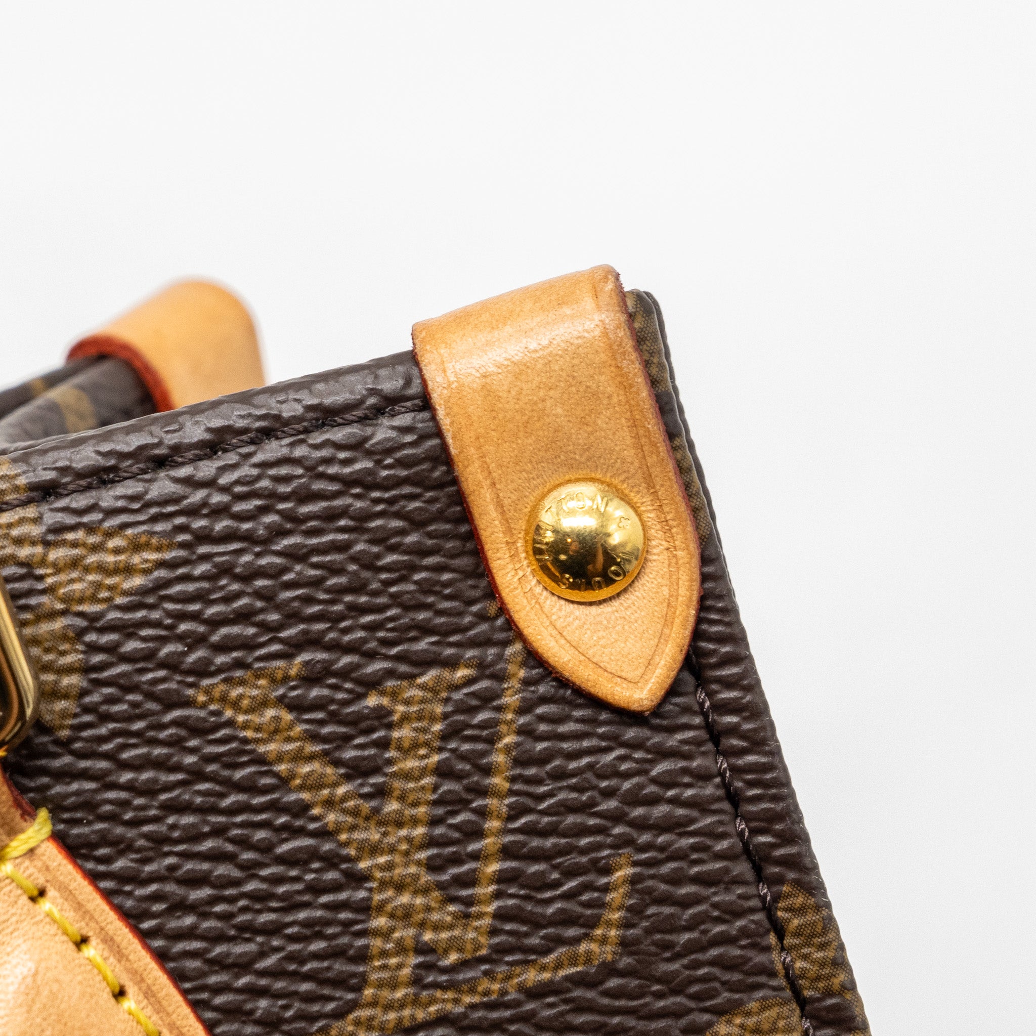 LOUIS VUITTON SAC PLAT BB MONOGRAM CANVAS GHW