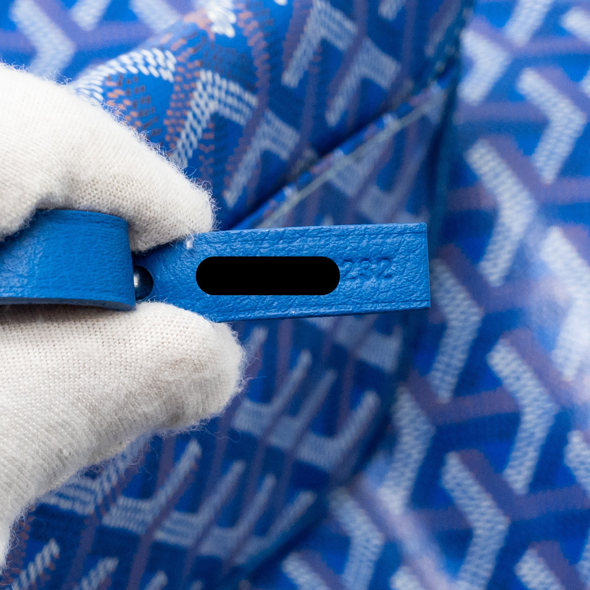 GOYARD BOHEME HOBO BAG GOYARDLINE CANVAS BLUE SHW