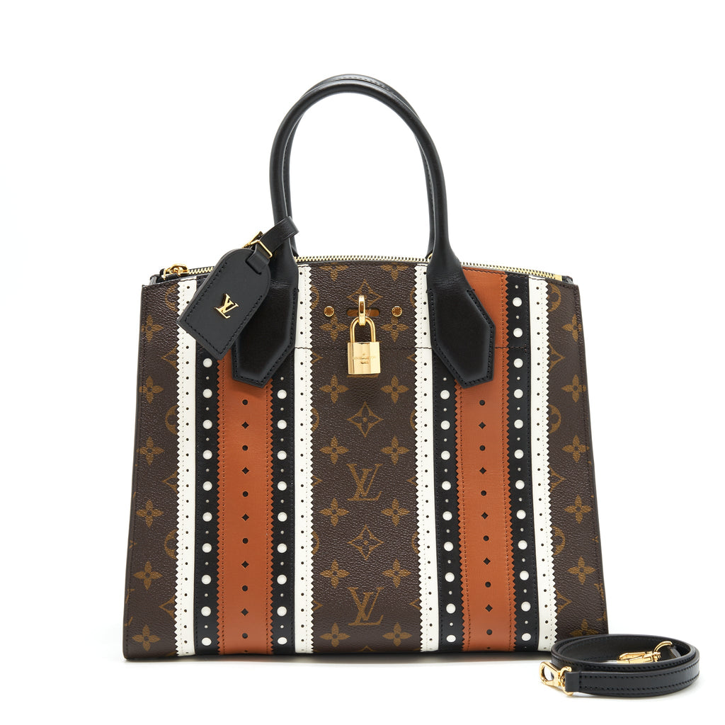 LOUIS VUITTON CITY STEAMER BAG BROWN / MONOGRAM