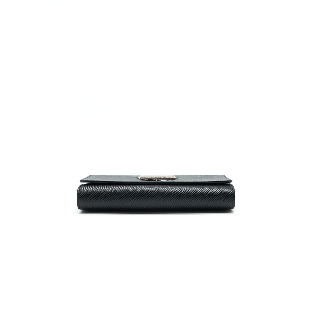 LOUIS VUITTON TWIST WALLET ON CHAIN BLACK SHW EPI LEATHER