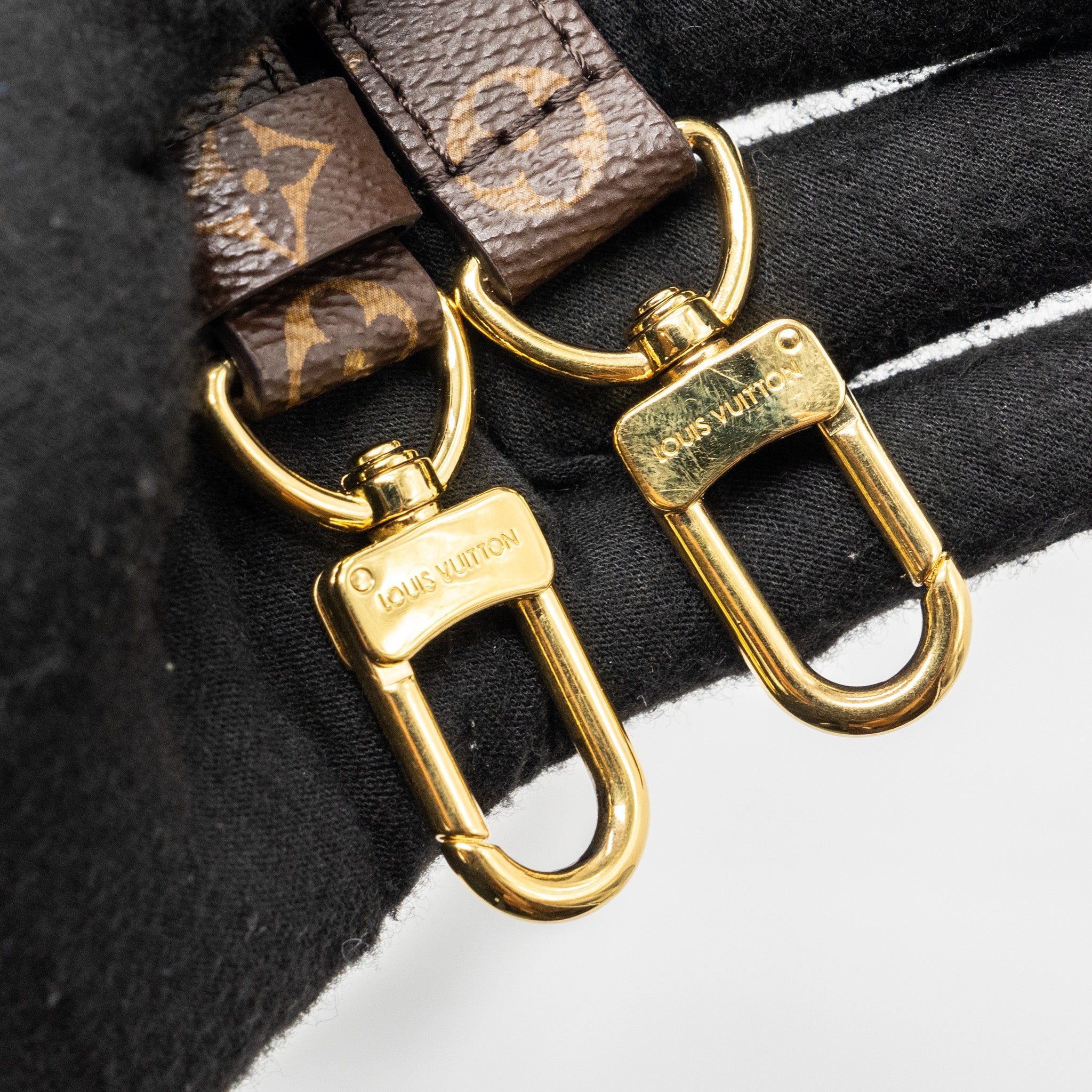 LOUIS VUITTON SAC PLAT BB MONOGRAM CANVAS GHW