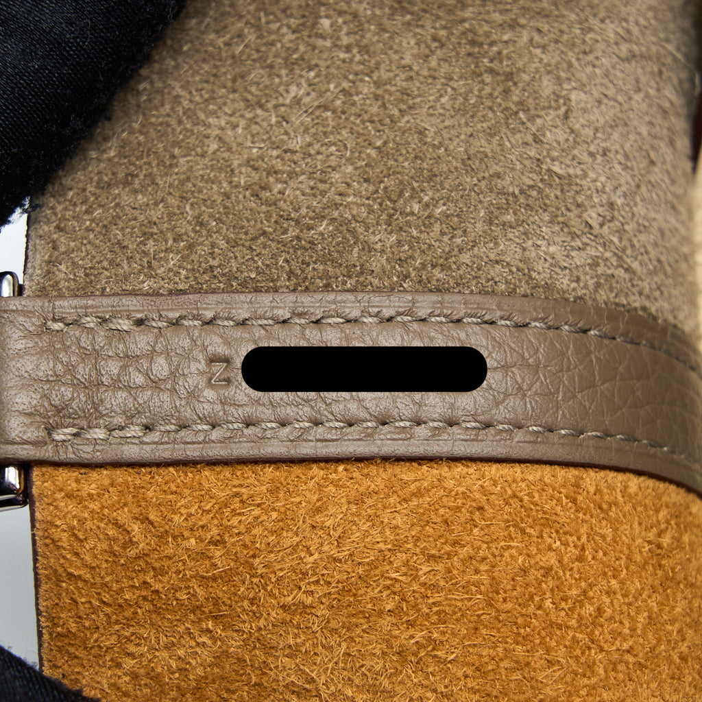 HERMES PICOTIN 18 LOCK BAG CLEMENCE GOLD/ETOUPE/NATA SHW