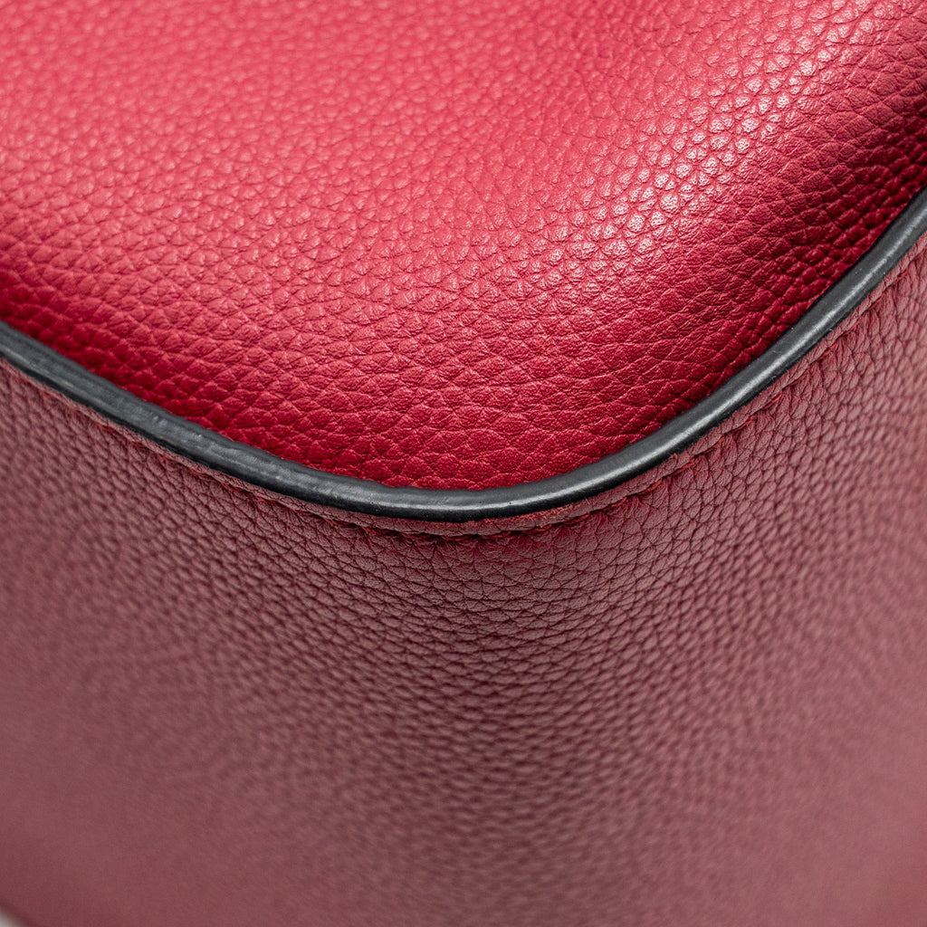 LOEWE MEDIUM HAMMOCK BAG CALFSKIN RASPBERRY SHW