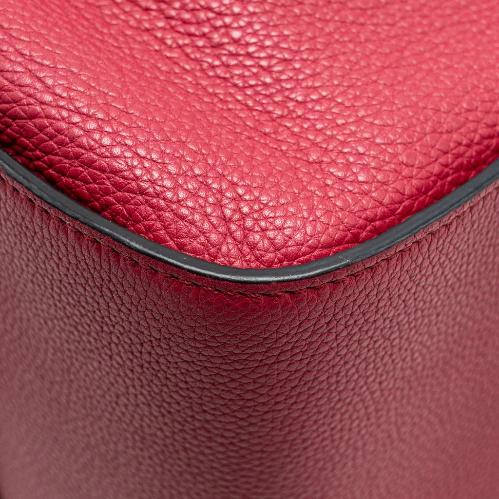 LOEWE MEDIUM HAMMOCK BAG CALFSKIN RASPBERRY SHW