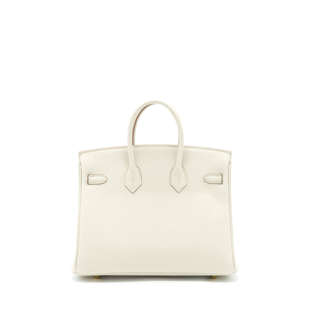 HERMES BIRKIN 25 TOGO BETON GHW