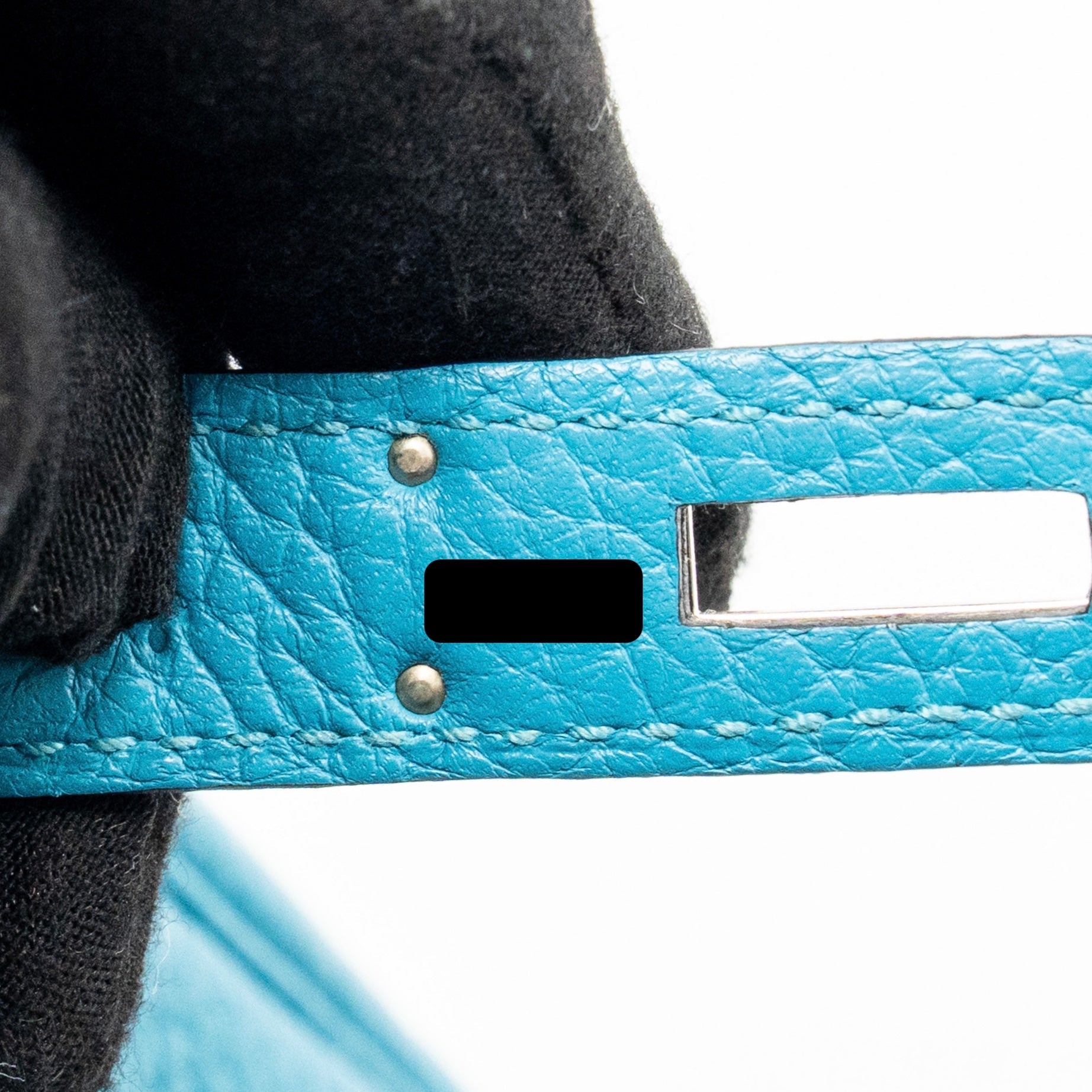 HERMES BIRKIN 30 CLEMENCE BLUE PAON SHW