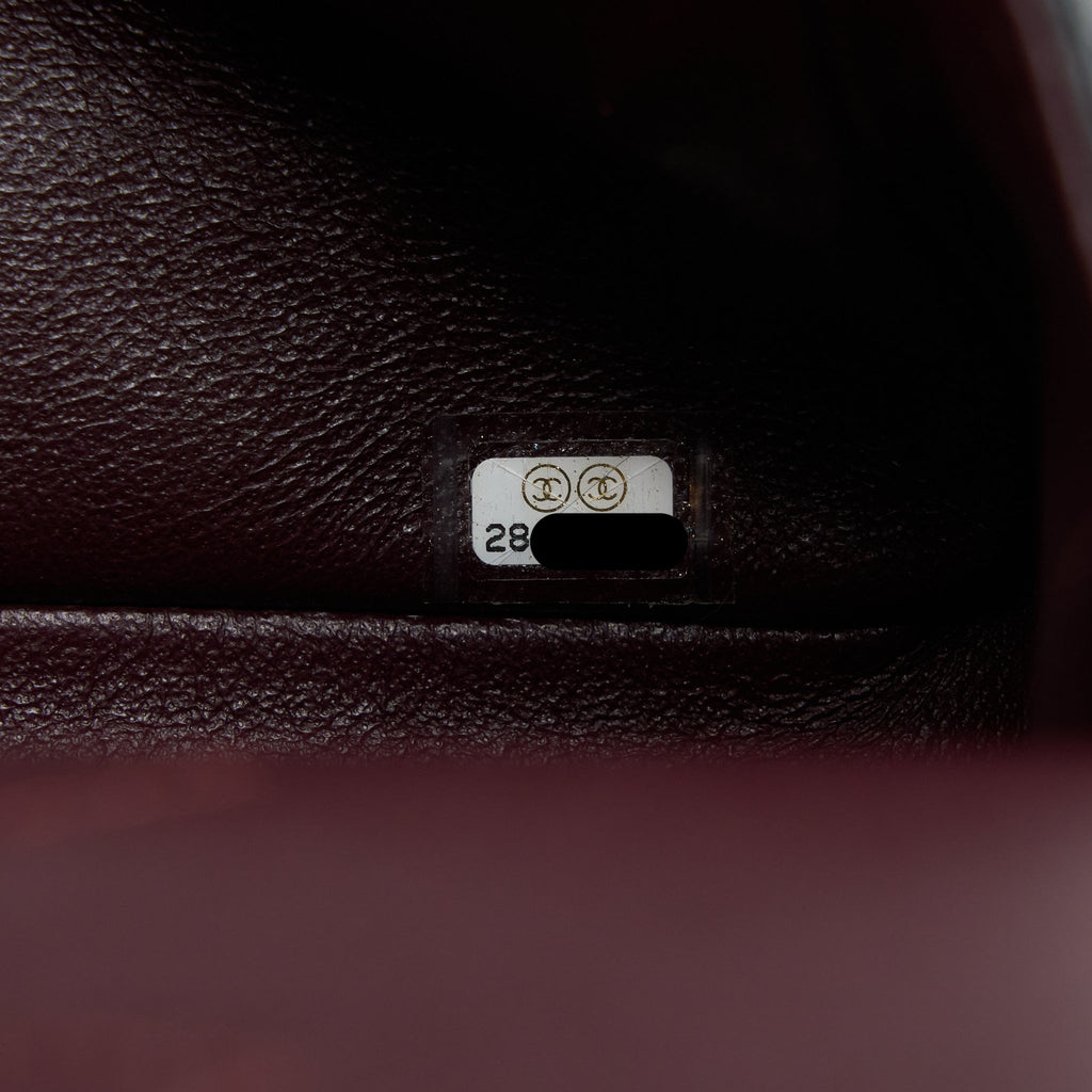 CHANEL SMALL 2.55 REISSUE FLAP BAG AGED CALFSKIN BLACK GHW
