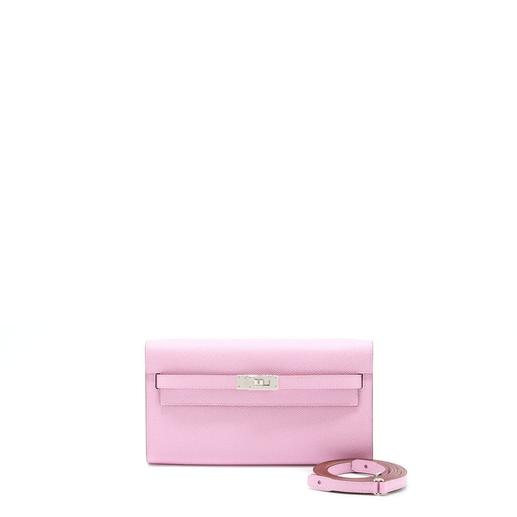 HERMES KELLY TO GO EPSOM X9 MAUVE SYLVESTRE SHW