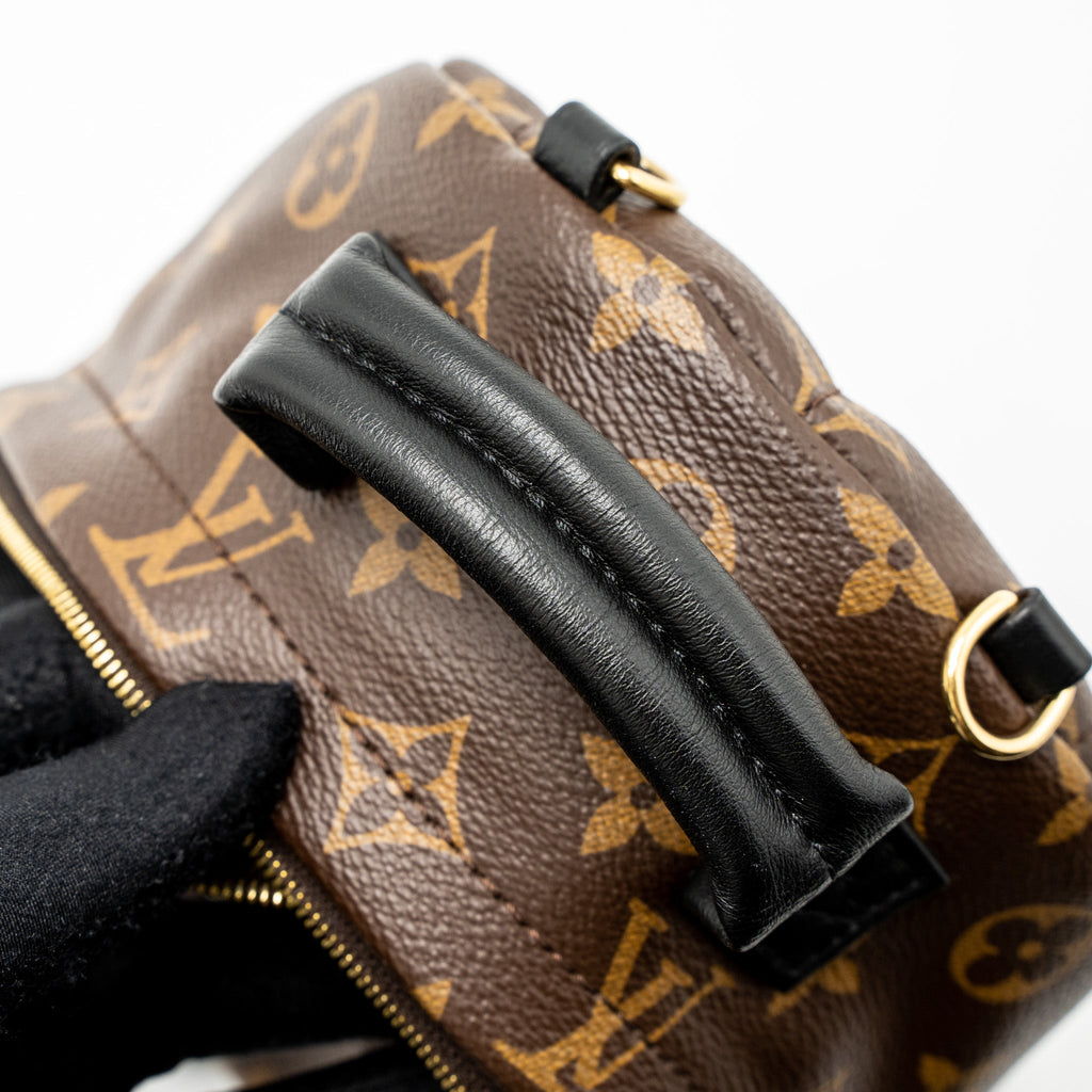 LOUIS VUITTON MINI PALM SPRING BACKPACK MONOGRAM CANVAS GHW (NEW VERSION)