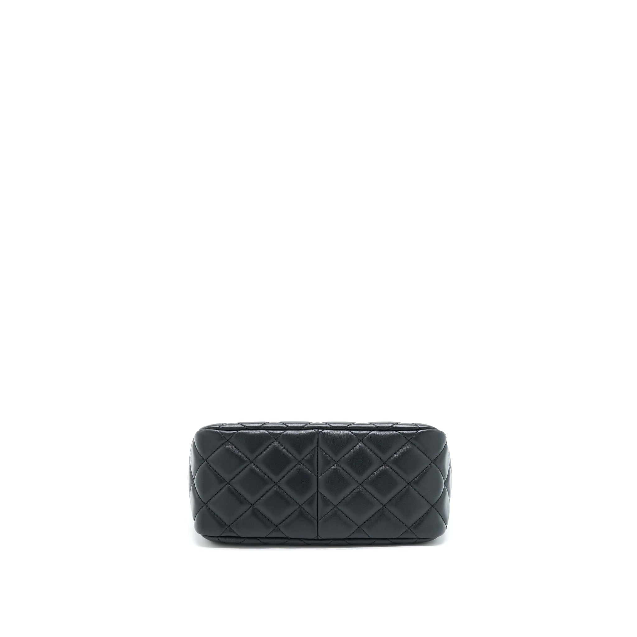 CHANEL 22B PEARL CRUSH HOBO BAG LAMBSKIN BLACK WITH GHW (MICROCHIP)