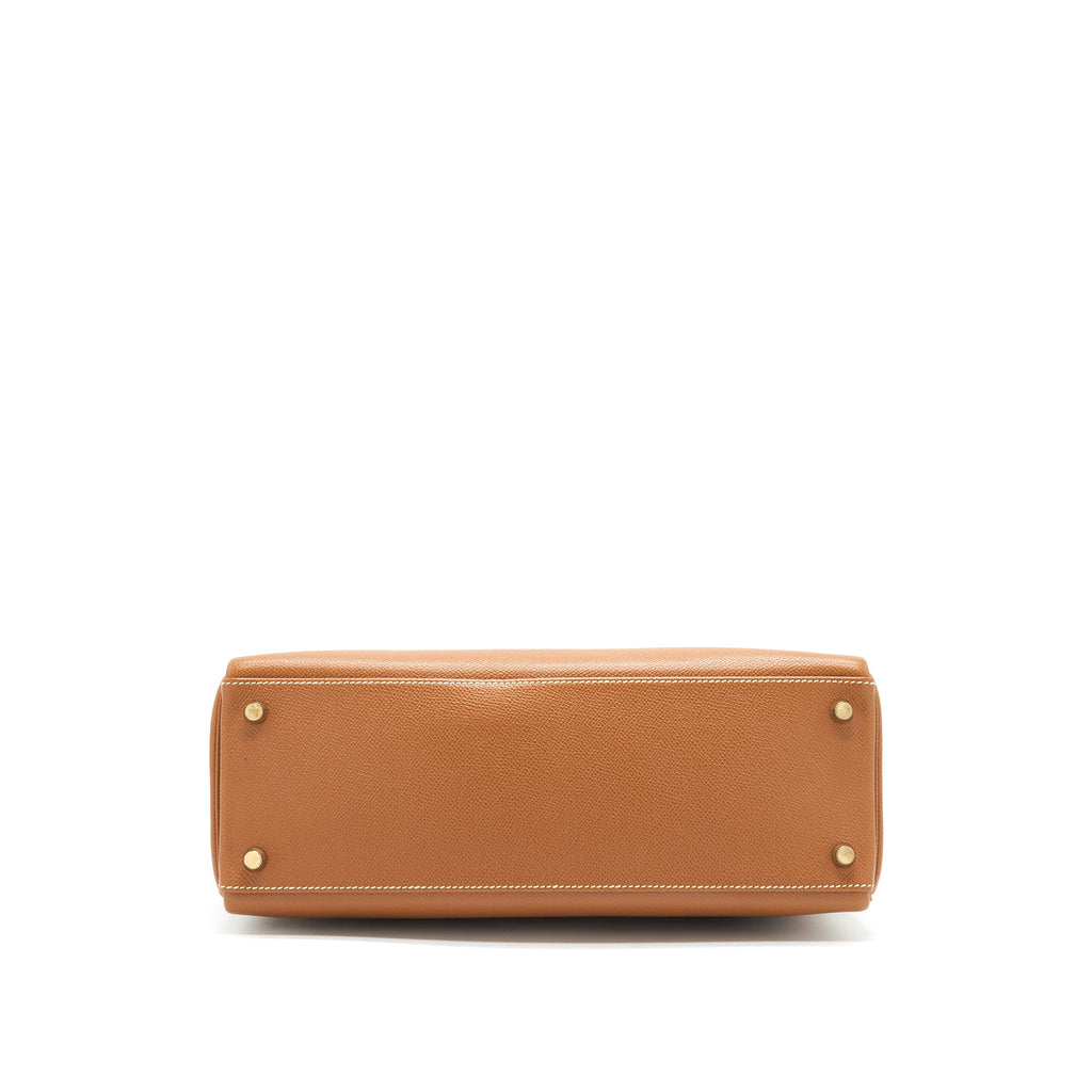 HERMES KELLY 32 GOLD EPSOM GHW
