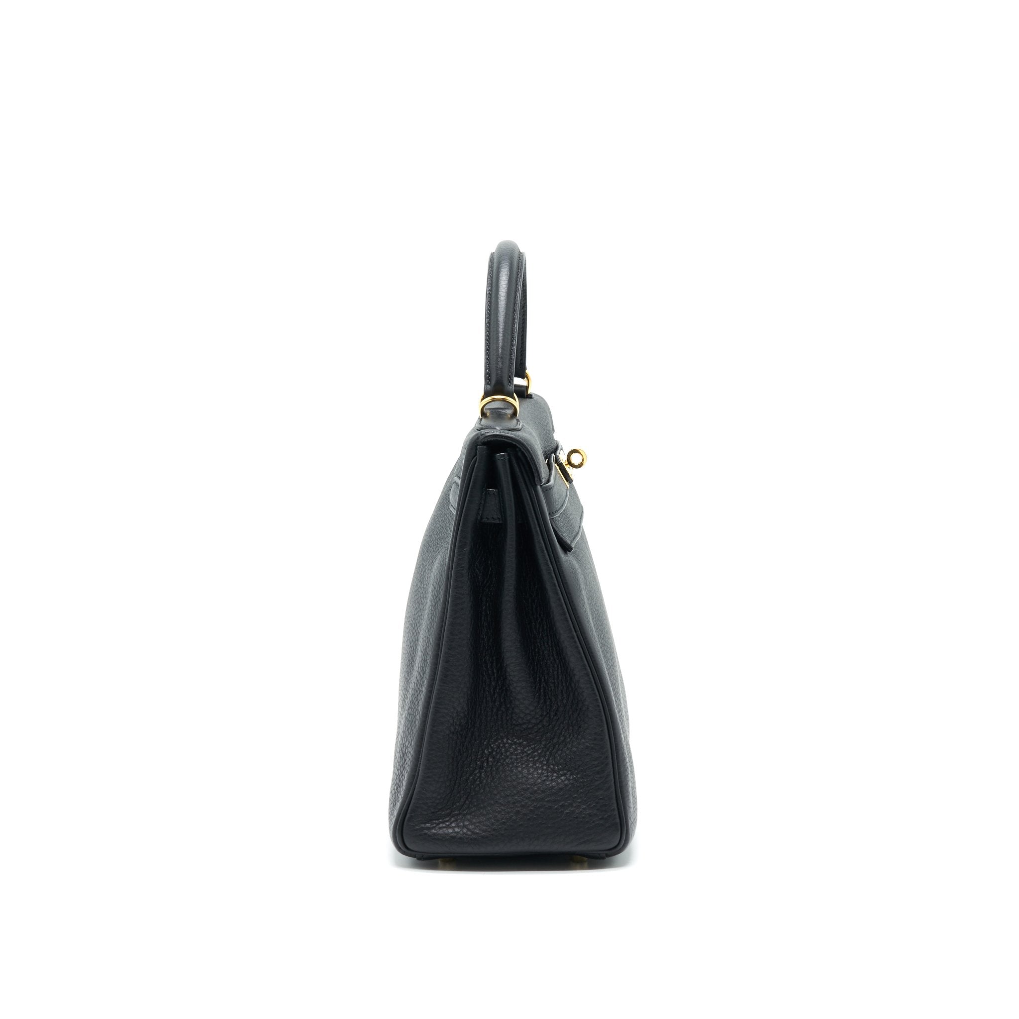 HERMES KELLY 32 BLACK GHW