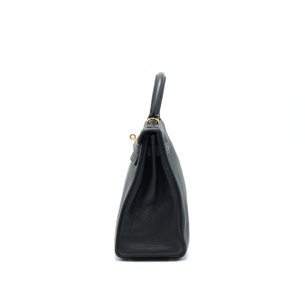 HERMES KELLY 32 BLACK GHW