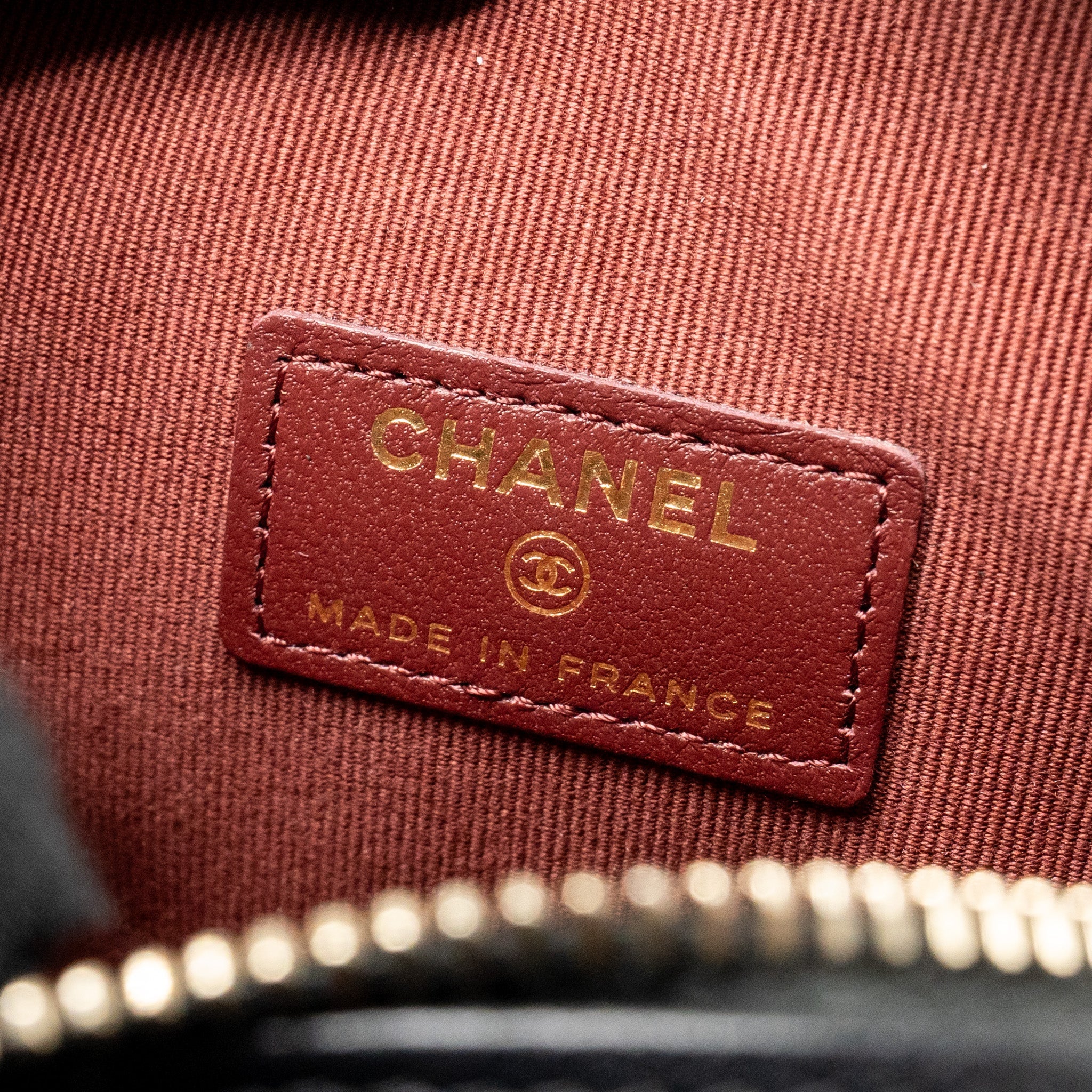 CHANEL SMALL HEART BAG LAMBSKIN BLACK LGHW