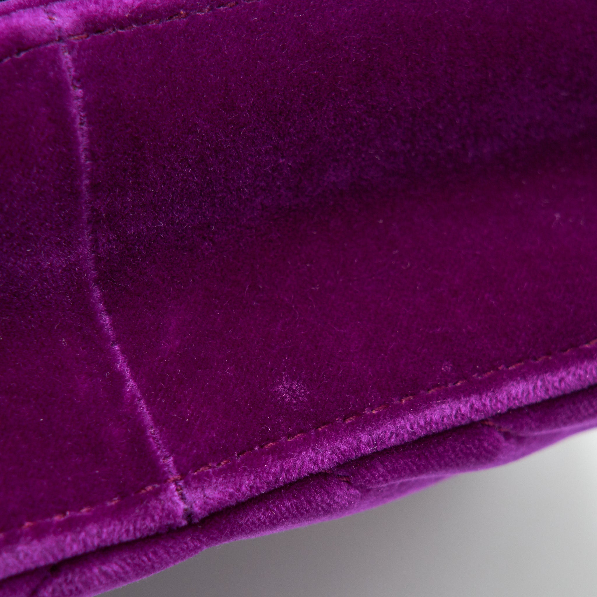 GUCCI MINI MARMONT BAG VELVET PURPLE GHW