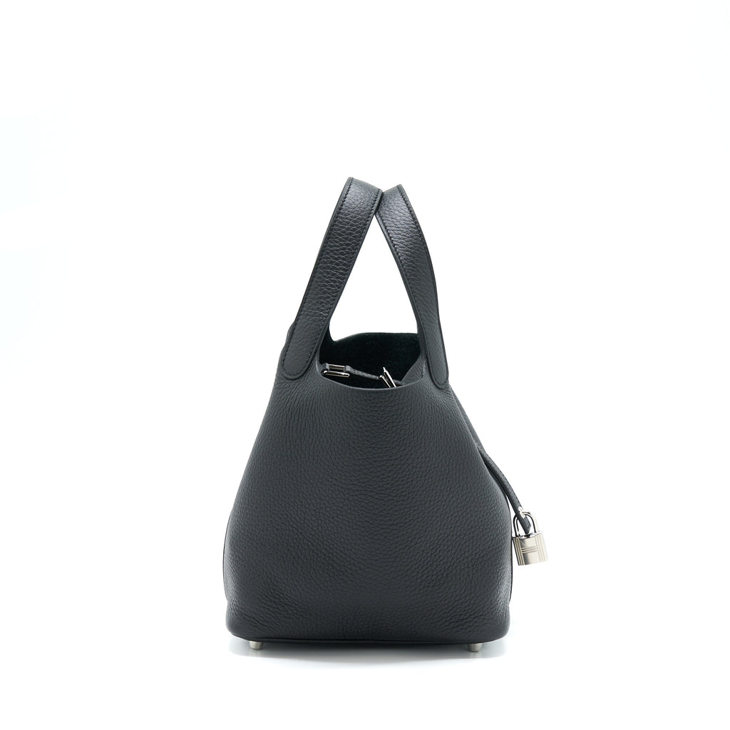 HERMES PICOTIN 18 LOCK BAG CLEMENCE EBENE SHW