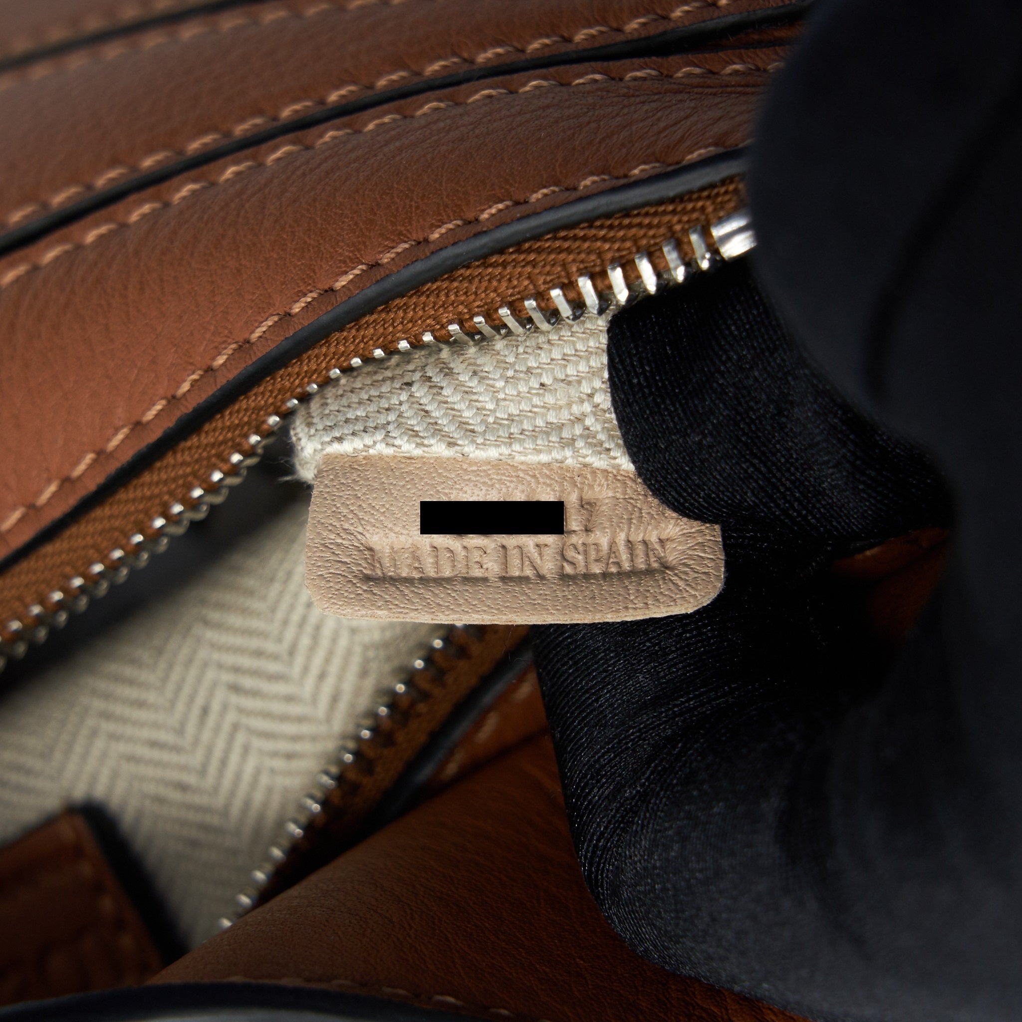 LOEWE MINI PUZZLE BAG TAN