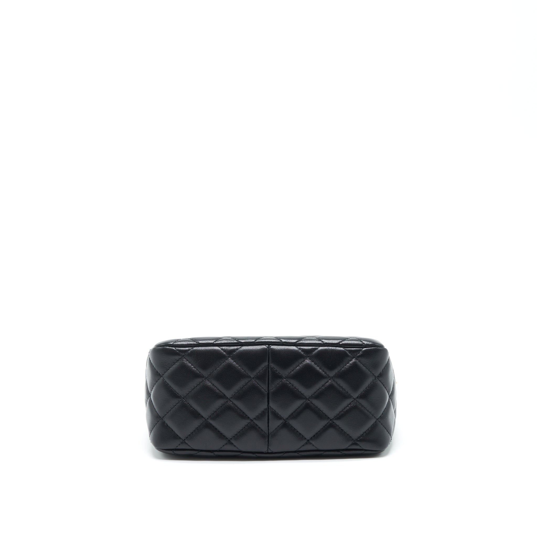 CHANEL 22S PEARL CRUSH HOBO BAG LAMBSKIN BLACK GHW